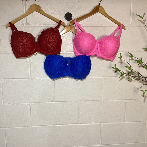Victoria’s Secret Dream Angels | Set of 3  | Lined Demi | 38DDD or 38F - Picture 1 of 3